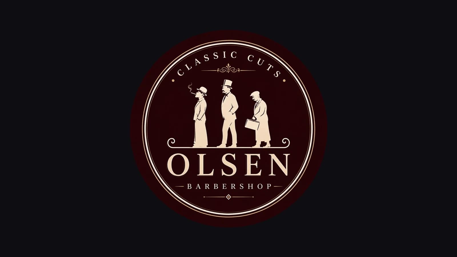 Olsen Barbershop-logo
